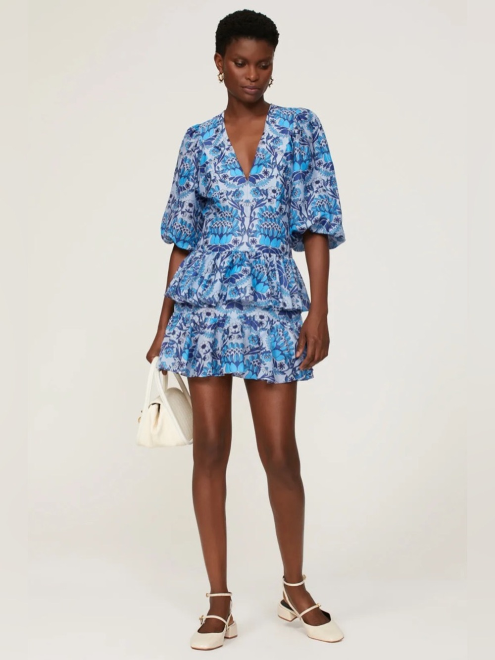 Sandro Yana Scarf Print Dress